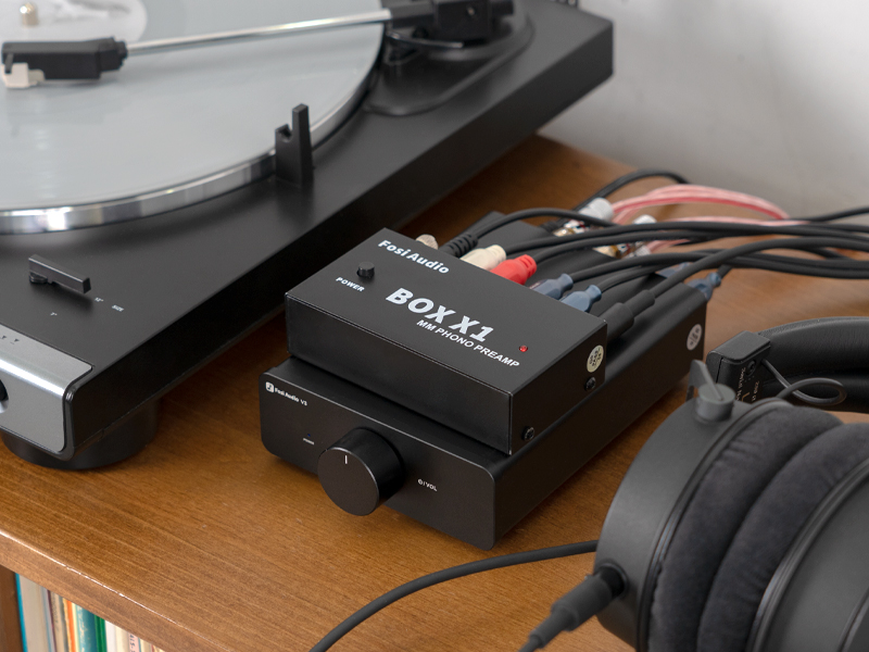 Czysty sygnał phono w Fosi Audio BOX X1